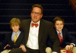 Tom Albus with sons